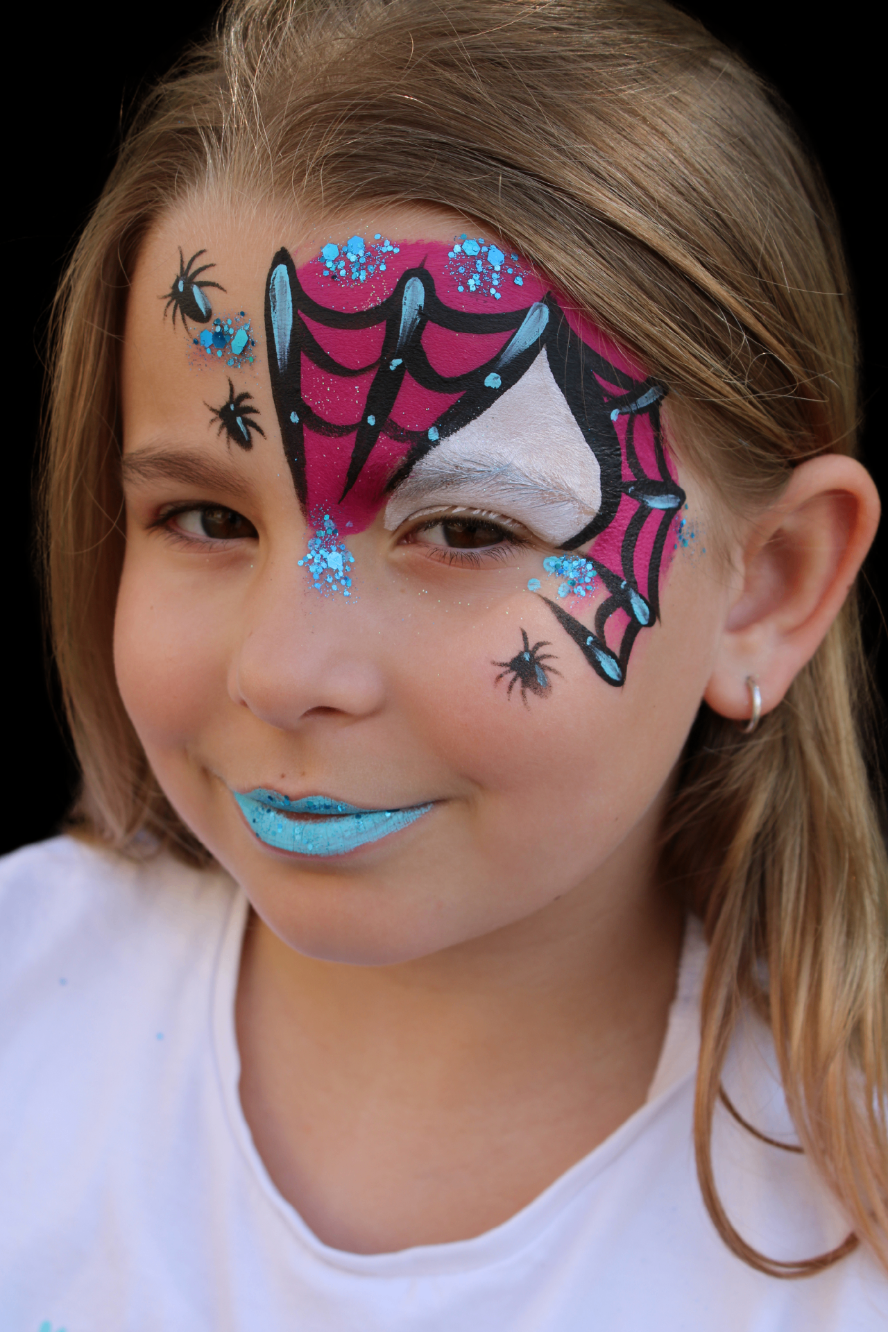Trucco bambina Spider-Girl rosa