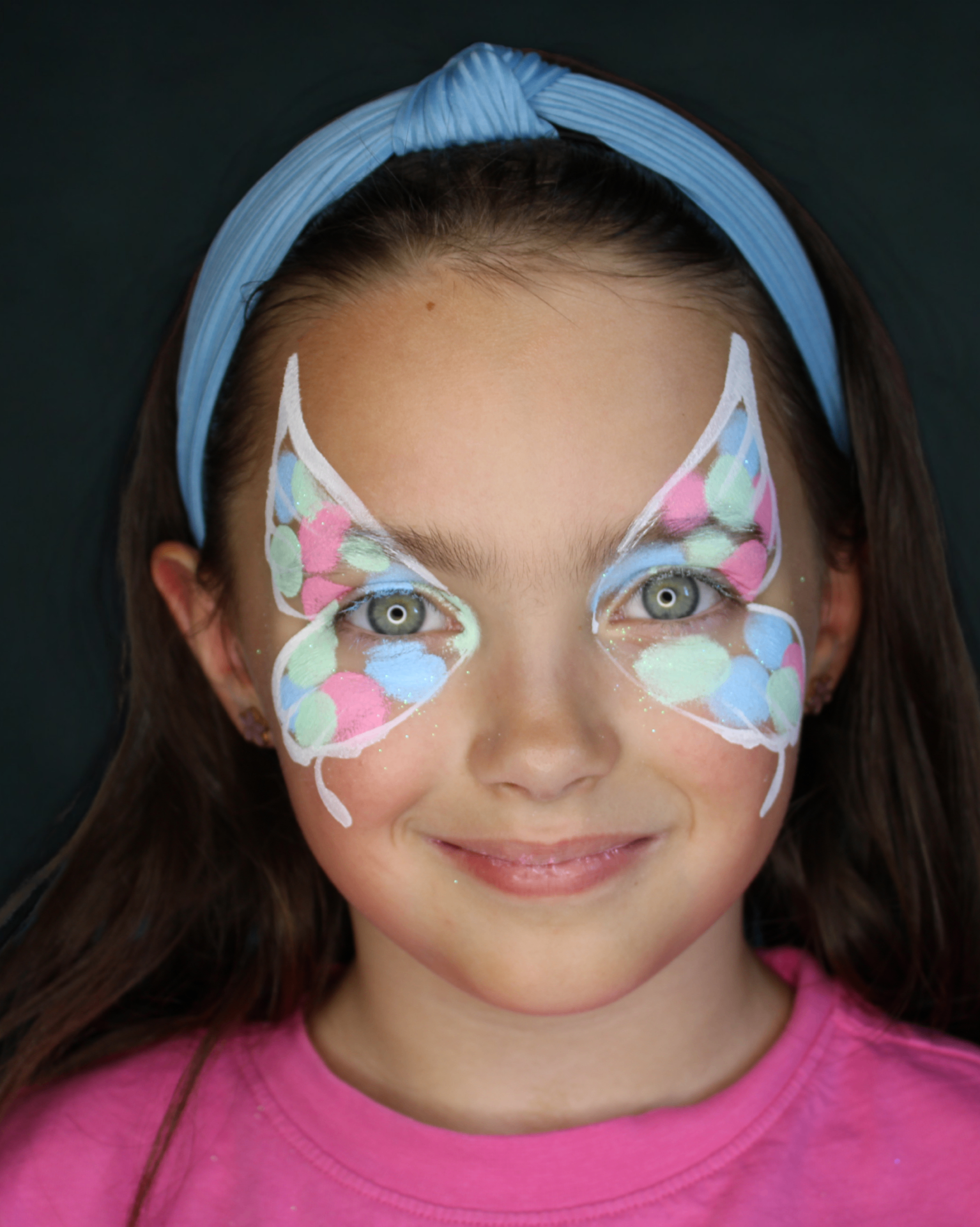 Trucco bambina farfalla pastello